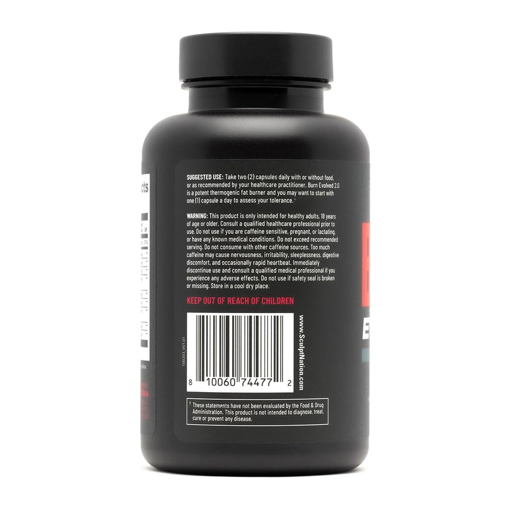 Burn Evolved 2.0 Thermogenic Fat Burner - Manage Appetite, Boost Metabolism and Lose Weight