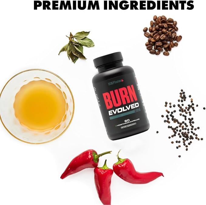 Burn Evolved 2.0 Thermogenic Fat Burner - Manage Appetite, Boost Metabolism and Lose Weight
